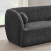 Anna - French Boucle Sofa - Dark Gray - Image 4
