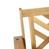 Alejandro - Exotic Acacia Wood Porch Swing With Slat Panel Seating - Teak - Image 10