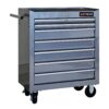 7 Drawers Multifunctional Tool Cart With Wheels - Sliver - Image 7