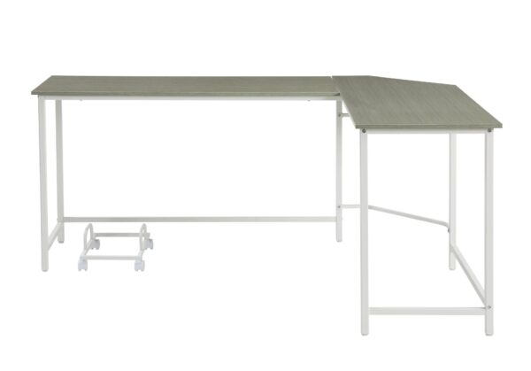 Bambina - Computer Desk - Gray / White