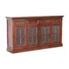 Large Glazed Sideboard - Cherry - Image 3