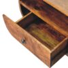 Circular TV Stand - Chestnut - Image 7