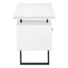 Computer Desk For Home Office, Laptop, Left, Right Set - Up & Storage Drawers - White - Image 2