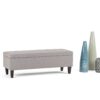 Monroe - Storage Ottoman - Cloud Gray - Image 9
