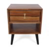 Asther - Bedside Table - Natural Wood / Brown - Image 3