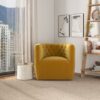 Delaney - Swivel Chair - Gold - Image 7