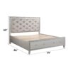 Sliverfluff - Eastern King Bed With LED & Storage - Champagne - Image 6