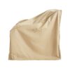 Shield - Patio Outdoor Club Chair Cover Set, Durable Weather Resistant Fabric - Beige - Image 8