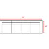 4 Piece Sectional Seating Set With Cushions - Gray Mix - Image 6