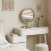 Table Dresser Without Mirror, Compact Dresser Accessories Storage Drawer - White - Image 6