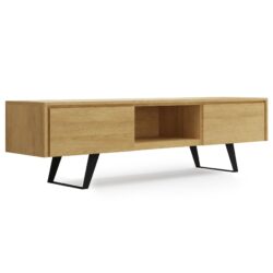 Lowry - Handcrafted TV Media Stand - Oak