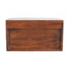 Lunar - 2 Drawer Floating Nightstand - Chestnut - Image 3