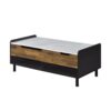 Axel - Printed Faux Marble Coffee Table With Lift Top - Marble - Image 2