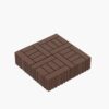 H Style Patio Deck Tiles, Diy Module Interlocking Decking Tiles Floor Tile Outdoor And Indoor, Easy And Quick Installation Court Tiles For Porch Poolside Balcony Backyard 44 Pieces - - Red Brown - Image 4
