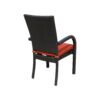 Balcones - Outdoor Wicker Dining Chairs With Cushions (Set of 8) - Brown / Terracotta - Image 7