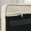 Modern Elegant Rectangle Pet Bed, Durable Elevated Dog Sofa - Beige - Image 7