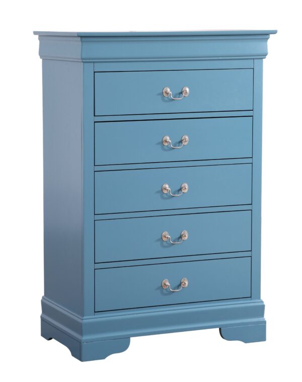 Traditional Style Storage Chest - Teal