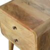 Curved Bedside Table - Oak - Image 5
