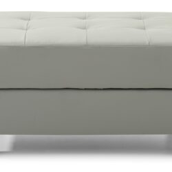 Chic Contemporary Ottoman - Gray