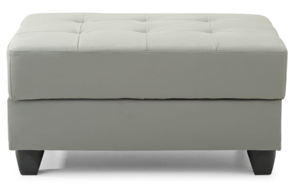 Chic Contemporary Ottoman - Gray