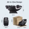 Bosscare - 2023 New Massage Full Body Chairs With Ai Voice, App Control Zero Gravity Shiatsu Recliner Massage Chair - Black - Image 5