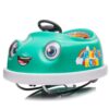 Bumper Car For Kids, 12V Dual Drive 1-6 Years Old Children's Electric Car With Pushrod Dinner Plate USB Bt Music Rocking Horse Mode Anti-Collision Bumper Ride On Car - Green - Image 10