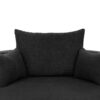 360 Degree Swivel Accent Barrel Chair With Removable Pillows - Black - Image 21