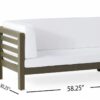 Oana - Left Corner Bench And Coffee Table - White - Image 5