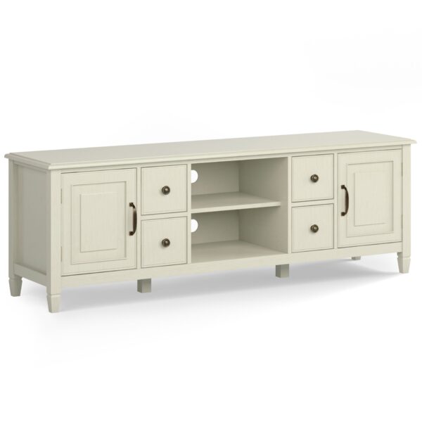 Connaught - Wide TV Stand - Antique White
