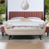 Alma - Tufted Flared Arm Entryway Bench - Sky Neutral Beige - Image 8