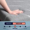 Renew - 11" King Size Flex Head Cooling Gelcare Memory Foam Mattress - Gray - Image 11