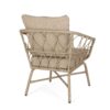 Bruce - Outdoor Club Chair Set With Water Resistant Cushions Rattan And Iron - Brown - Image 7