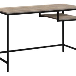 Computer Desk For Home Office, Laptop, Contemporary & Versatile Placement - Taupe