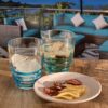 Leading Ware Swirl Acrylic Drinking Glasses (Set of 4) Dof 15Oz Bpa Free - Blue - Image 4