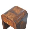 Darcy - Mini Nightstand With Curved Edges - Brown - Image 4