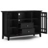 Bedford - Tall TV Media Stand - Black - Image 2