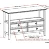 Amherst - Console Sofa Table - Hickory Brown - Image 2