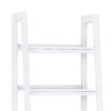 Sawhorse - Ladder Shelf With Storage - White - Image 6