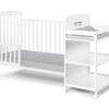 Ramsey - 3 In 1 Convertible Crib, Changer Combo - White - Image 3