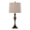 Ashland - Contemporary Table Lamp (Set of 2) - Gun - Light Gray Slub - Image 3