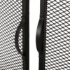 Samantha - Iron Fireplace Screen Modern Design With Easy Access Doors - Black - Image 9
