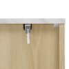 Fluted 6 Drawers Dresser, Double Dresser Chest Of Drawers, Modern Chest Of Drawers With LED, Drawer Organizer For Bedroom, Living Room, Hallway - Natural - Image 20