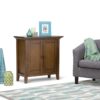 Redmond - Low Storage Cabinet - Rustic Natural Aged Brown - Image 6