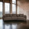 Bash - Anthology Boucle Sofa With Pillows - Brown - Image 9