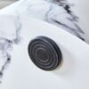 Elegant Cylindrical Table With Patterned Design For Versatile Use - White - Image 14