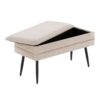 Neapolitan - Contemporary Storage Bench - Black / Light Brown - Image 2