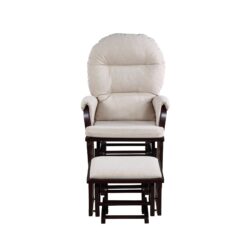 Madison - Glider & Ottoman - Espresso / Latte