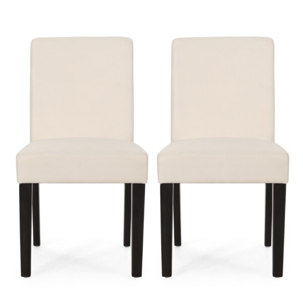 Classy Dining Chair (Set of 2) With Upholstered Seating - Beige