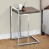 Accent Table C - Shaped, Contemporary And Modern - Taupe - Image 9