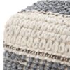 Grady - Square Pouf - Blue / Natural - Image 6